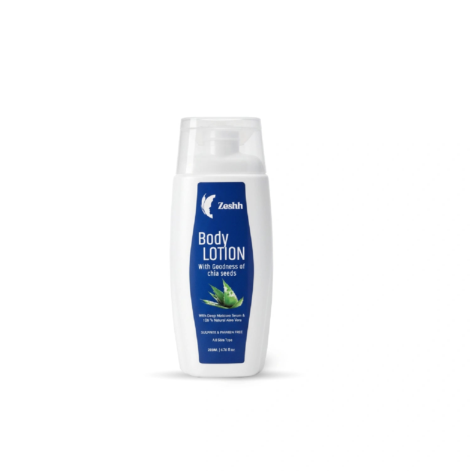 Zeshh Body Lotion with Natural Aloe Vera & Chia Seed Extract