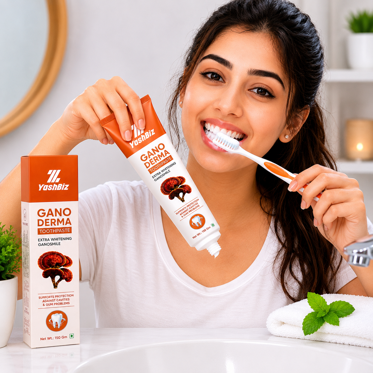 Yashbiz Ganoderma Toothpaste (150gm0