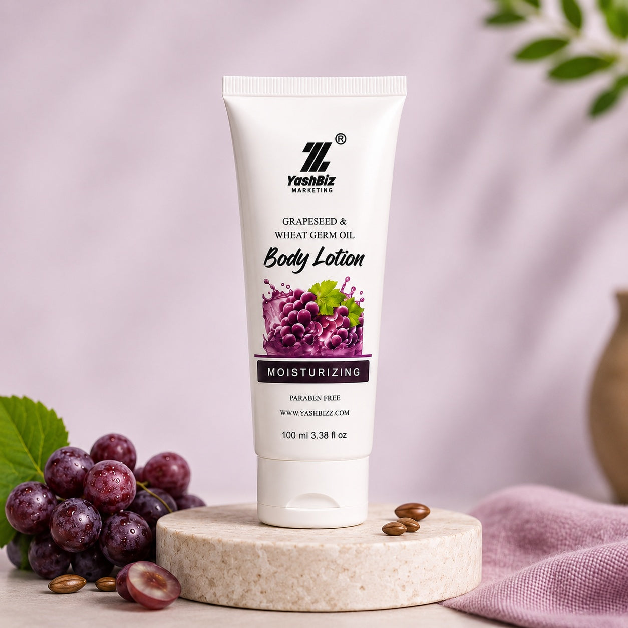 Grape Seed & Wheat Germ Oil Body Lotion