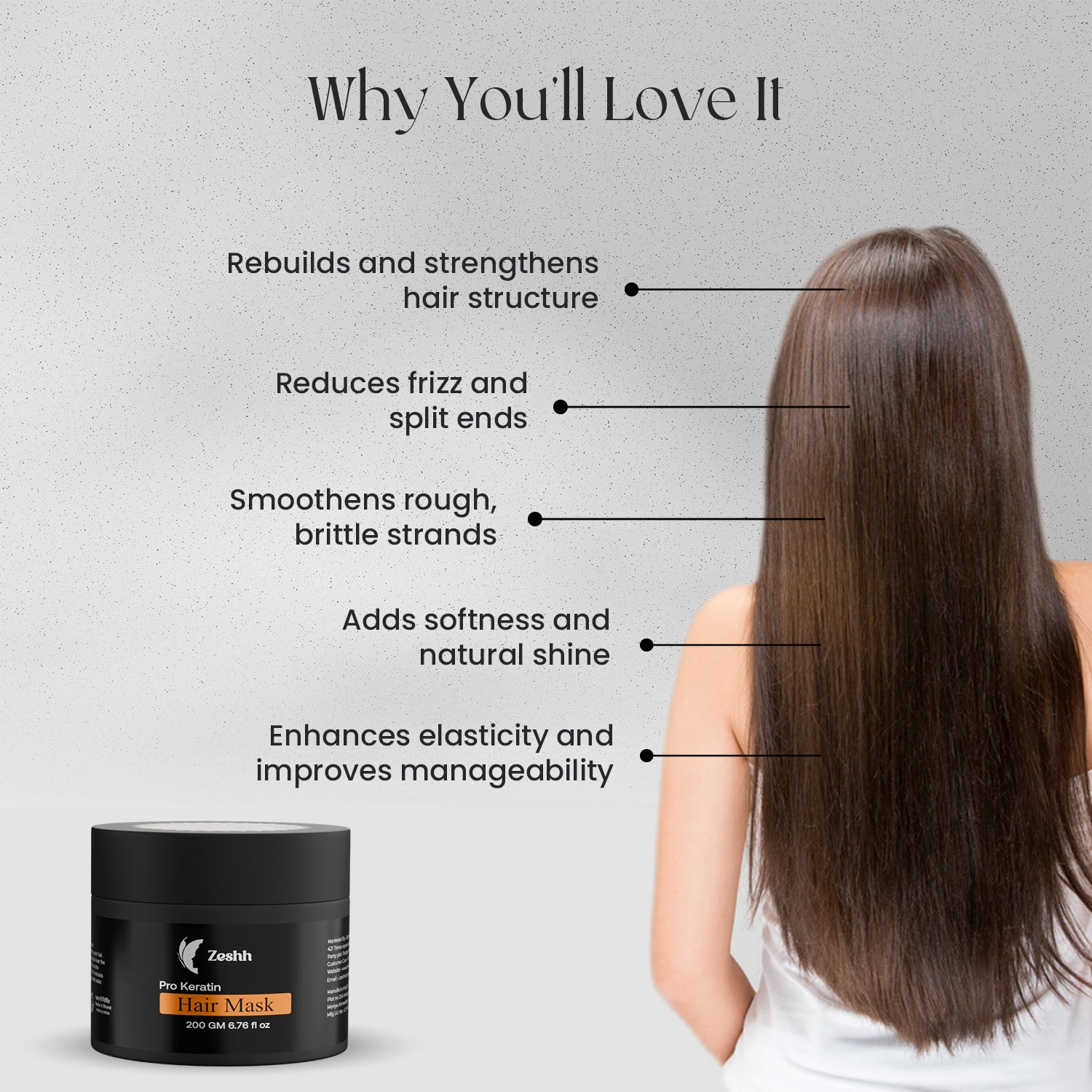 Zeshh Pro Keratin Hair Mask
