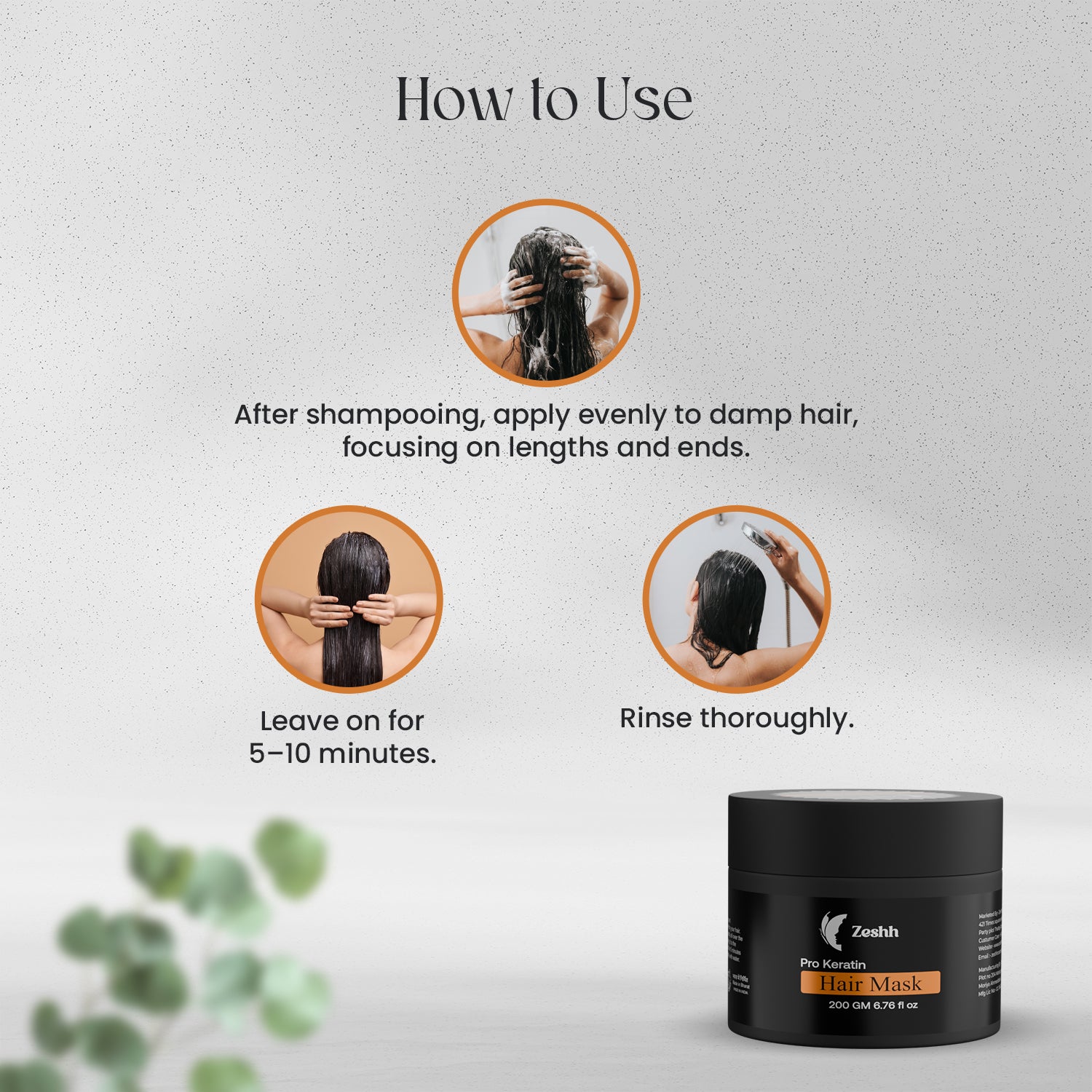 Zeshh Pro Keratin Hair Mask