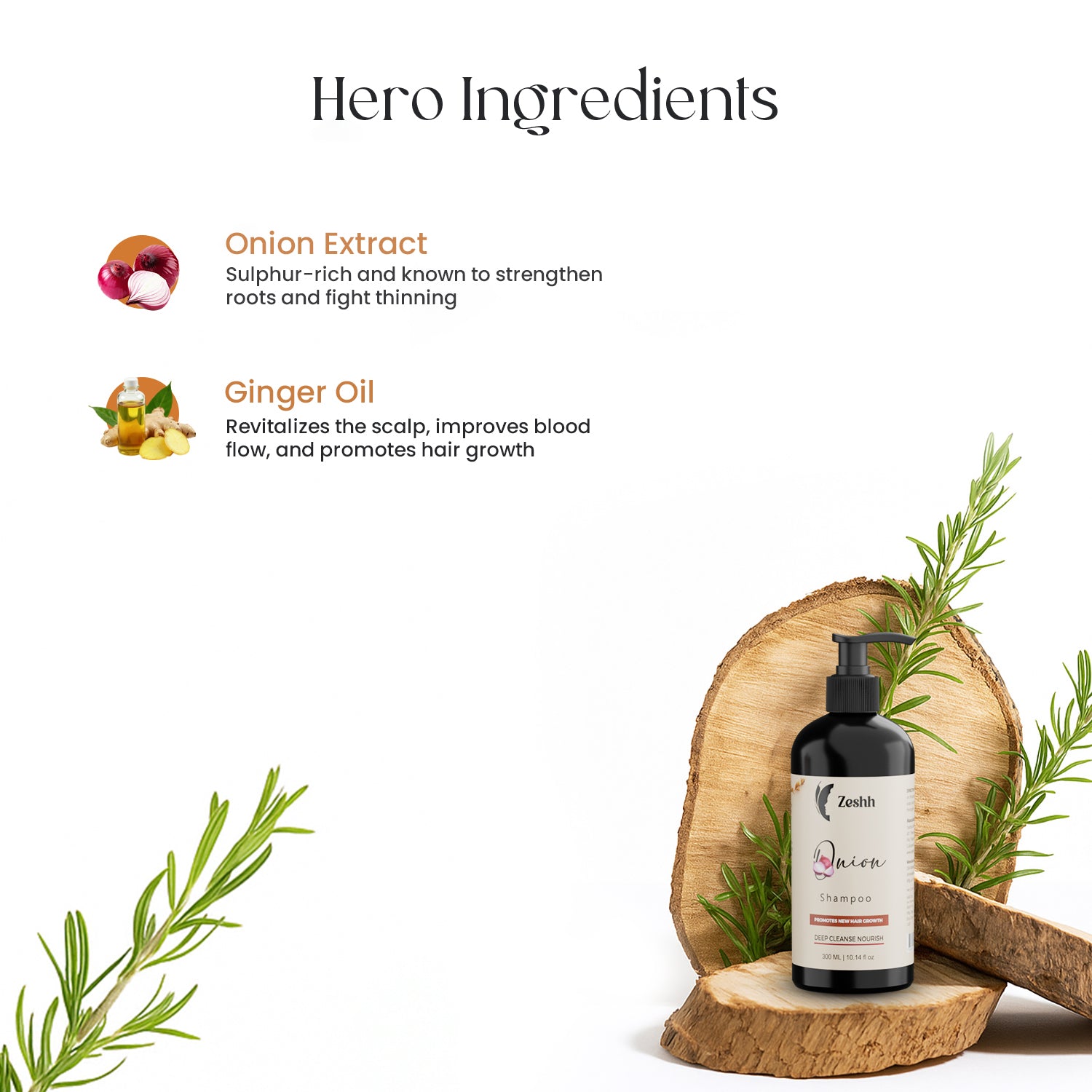 Zeshh Onion Shampoo