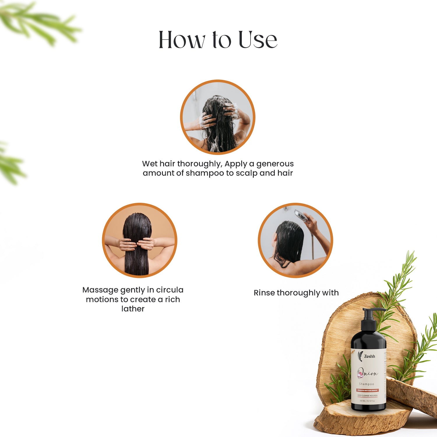 Zeshh Onion Shampoo