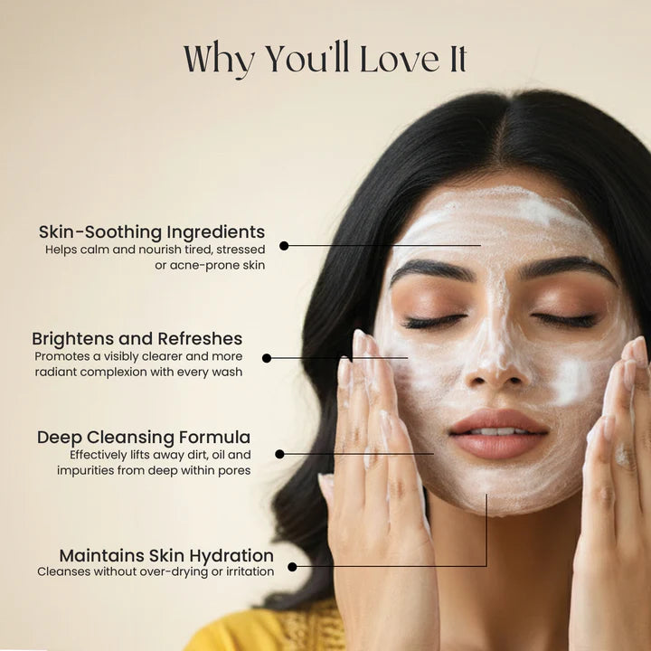 Ubtan Face Wash with Turmeric & Saffron