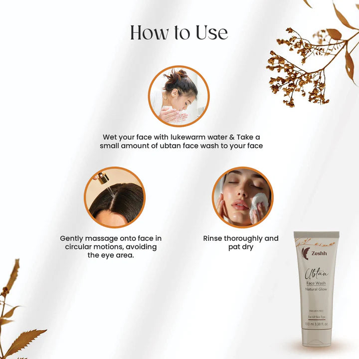 Ubtan Face Wash with Turmeric & Saffron