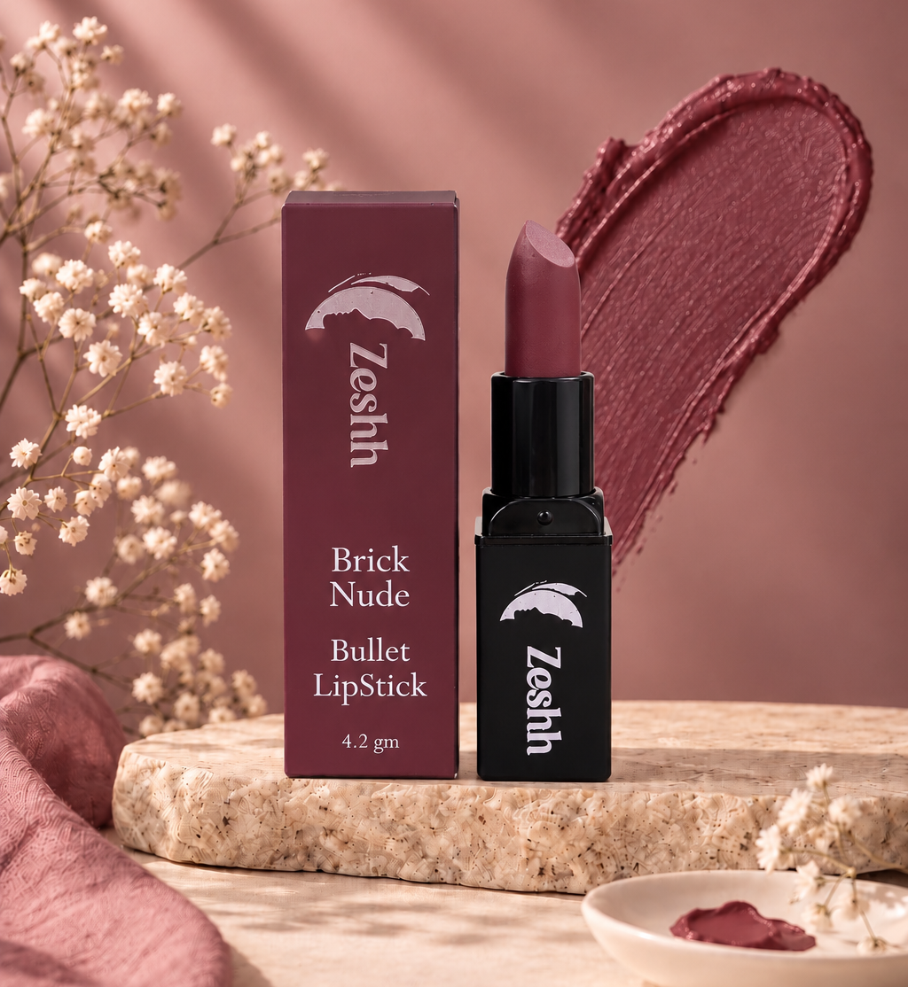 Zeshh Brick Nude Bullet Lipstick