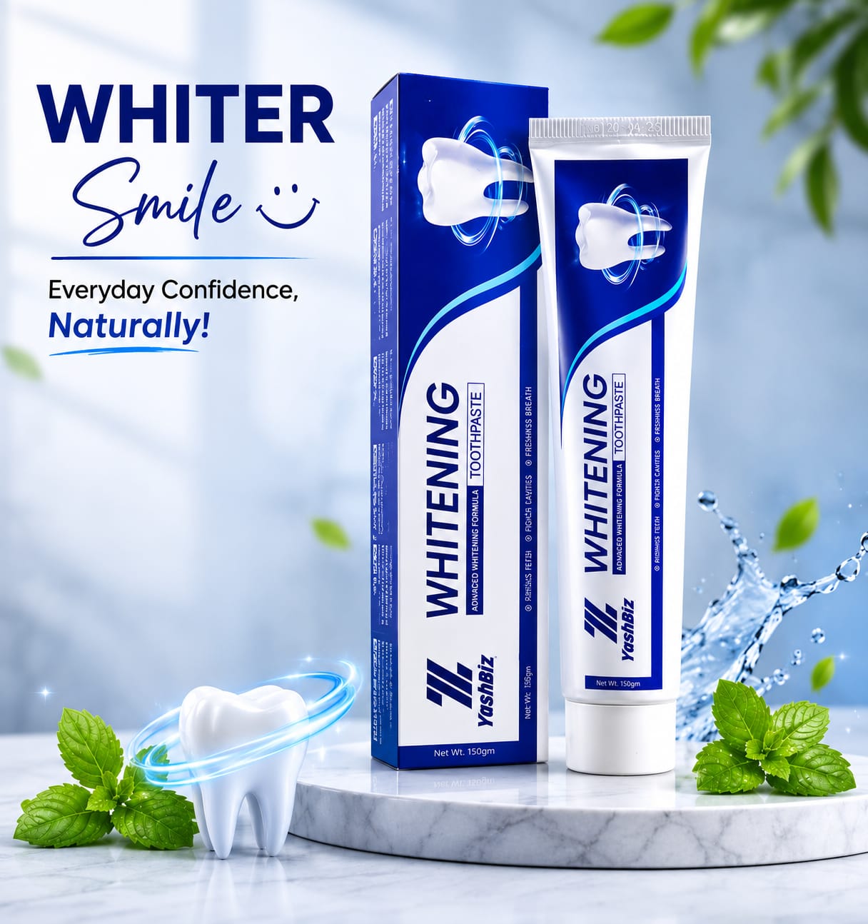 Yashbiz Whitening Toothpaste (150gm)