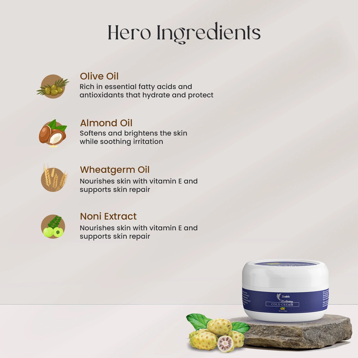 Zeshh Moisturising Cold Cream